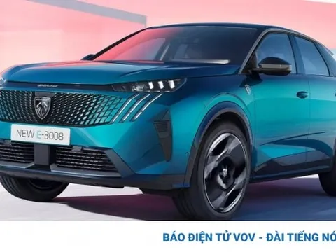 Peugeot hé lộ hình ảnh ngoại thất của mẫu coupe E-3008 trước thềm ra mắt