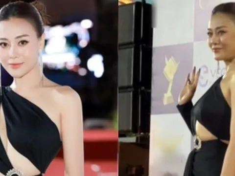 Phương Oanh xả kho loạt hình lẻ bóng trên thảm đỏ, so với ảnh qua camera thường khác "một trời một vực"?