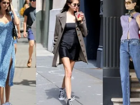 Ái nữ nhà siêu mẫu Cindy Crawford có style đẹp mê, diện toàn món basic mà siêu hút mắt