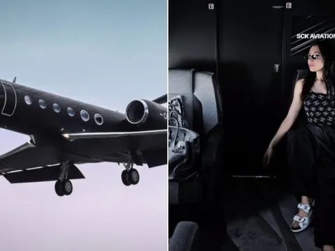 Chuyên cơ độc nhất được mệnh danh "Lamborghini trên trời" của nữ triệu phú: Nội thất tối giản, đổi màu sơn cũng tốn 12 tỷ