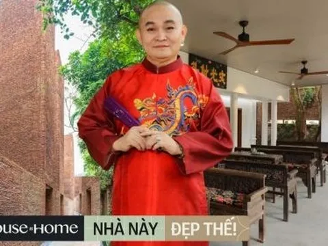 Cận cảnh biệt phủ của "vua hài đất Bắc" Xuân Hinh: Xây toàn bộ bằng gạch đỏ, có sân vườn ao cá rộng thênh thang