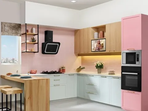Bếp có nên quay ra cửa chính?