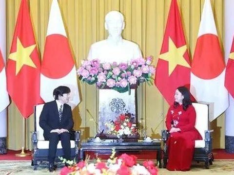 Phó Chủ tịch nước hội kiến với Hoàng Thái tử và Công nương Nhật Bản