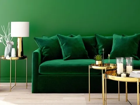 Thỏa sức trang trí không gian sống gia đình với gam màu xanh lá
