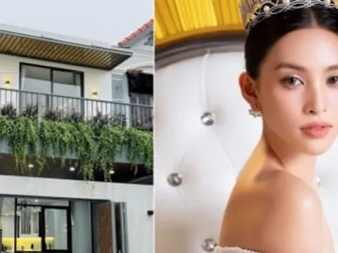 Hoa hậu Tiểu Vy khoe cận cảnh căn nhà mua tặng bố mẹ
