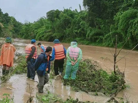 Ôm cây luồng băng qua suối lúc lũ dữ, chồng thoát chết, vợ mất tích