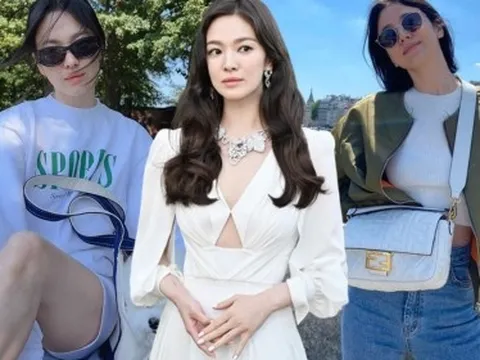"Chị đẹp" Song Hye Kyo ở đời thường: Hiếm khi ăn mặc lồng lộn, style sành điệu trẻ trung không thua kém các em gái đôi mươi