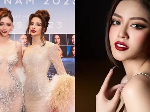 Á hậu Đặng Thanh Ngân nổi bật trên thảm đỏ, đọ sắc cùng Luma Russo - Miss Charm 2023