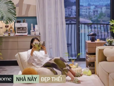 Căn nhà vợ chồng trẻ tự tay thiết kế: Phòng khách như triển lãm tranh, không ai muốn ra khỏi nhà