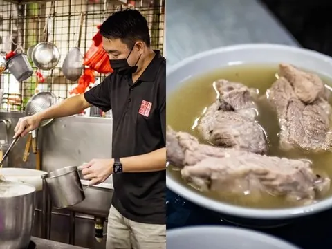 Tiếp quản quầy ăn nhỏ của cha, người đàn ông được Michelin vinh danh nhờ món canh sườn độc đáo nhất đảo quốc sư tử