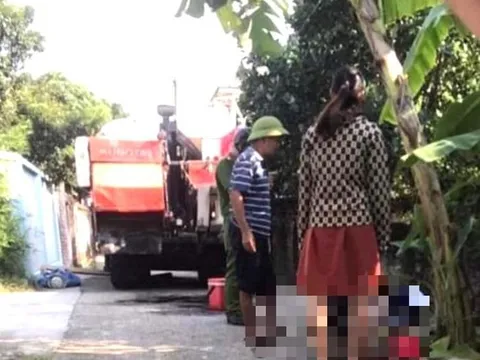 2 người đàn ông tử vong khi sửa máy gặt