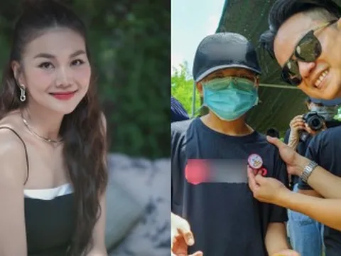 Lộ ảnh hiếm của Trần Nhật Minh - vị hôn phu Thanh Hằng bên con trai