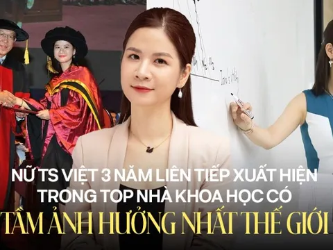 Nữ tiến sĩ Việt 3 năm liên tiếp xuất hiện trong top nhà khoa học có tầm ảnh hưởng nhất thế giới là ai?
