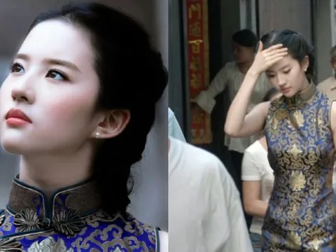 Ảnh Lưu Diệc Phi diện sườn xám ở hậu trường gây sốt: Nhan chất và khí chất tiên tử bất bại qua cam thường