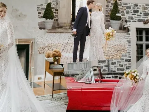 Đám cưới "cổ tích" của cặp đôi từng là đối thủ: Hôn lễ trong nhà kính, cơn mưa rào trở thành điểm nhấn hoàn hảo