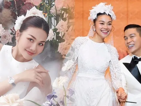 Ai là người đứng sau bộ váy cưới của Thanh Hằng?