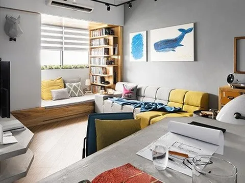 Vợ chồng trẻ hào hứng với căn hộ 20 năm tuổi được cải tạo đẹp như ý