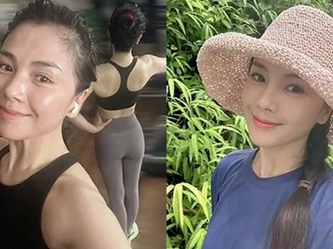 Mỹ nhân "Thiên long bát bộ" gây sốt với mặt mộc không tì vết ở tuổi 45, hạn chế ăn 1 thứ giúp trẻ lâu