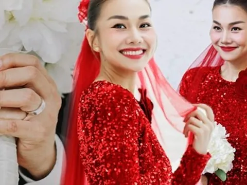 Thanh Hằng hé lộ những hình ảnh đầu tiên trong ngày trọng đại với chồng nhạc trưởng, nhan sắc cô dâu "đỉnh chóp"