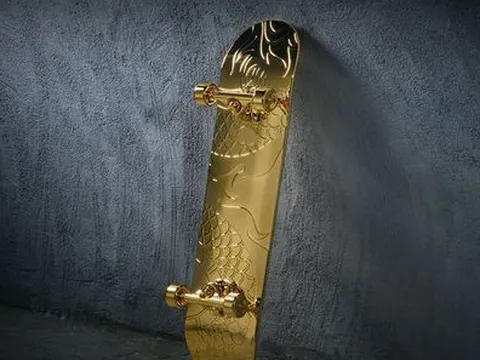 Điều gì tạo nên sức hấp dẫn cho những chiếc ván trượt vàng 24K trị giá đến 61 tỷ đồng?