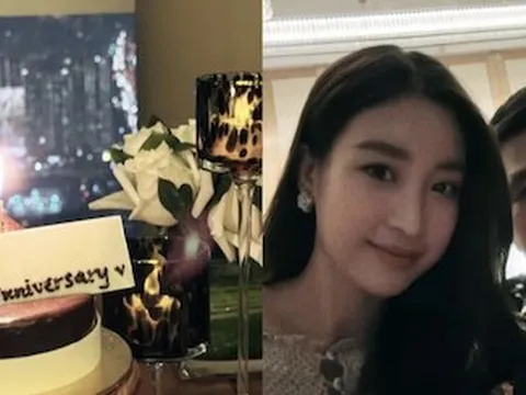 Đỗ Mỹ Linh cùng chồng thiếu gia "trốn con" hẹn hò riêng nhân kỷ niệm 1 năm ngày cưới