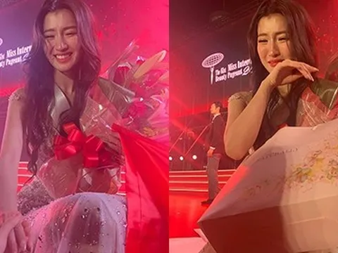 Á hậu Phương Nhi bật khóc, có chia sẻ đầu tiên sau khi trượt Top 7 Miss International