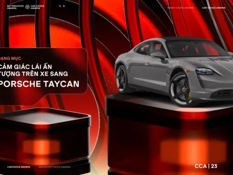 Vượt EQS và i4, Porsche Taycan thắng giải “Cảm giác lái ấn tượng trên Xe sang”
