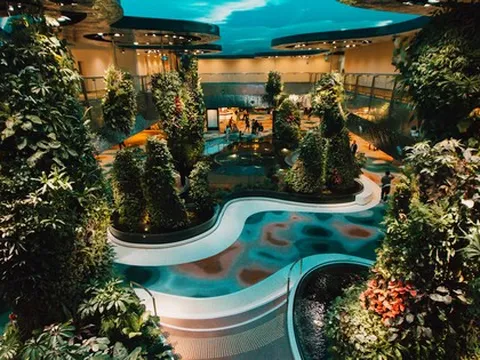 Sân bay Changi tái mở cửa nhà ga T2, nội khu hiện đại, đầy hơi thở thiên nhiên khiến tín đồ du lịch nhấp nhổm!