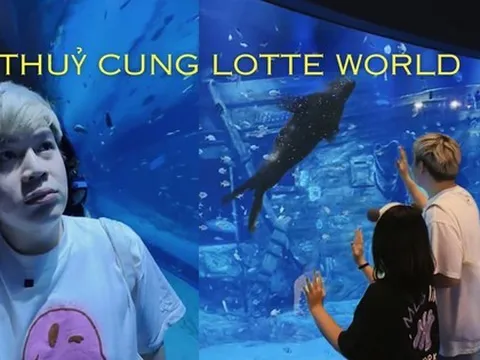 Trải nghiệm thủy cung lớn nhất Hà Nội, TikToker Long Chun thẳng thừng đánh giá: “Vé đắt, không có gì thú vị”