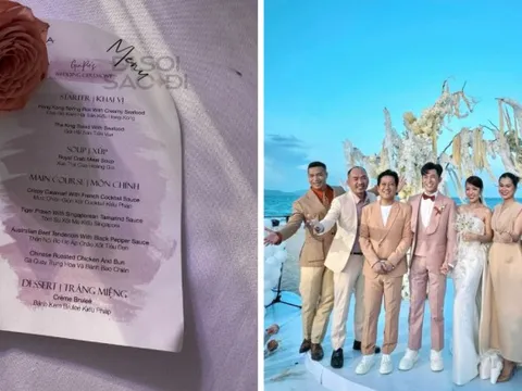Lộ diện menu tiệc cưới Puka - Gin Tuấn Kiệt: Ngập hải sản, pha trộn hương vị nhiều nơi trên thế giới