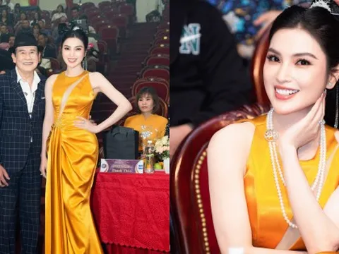 MC Kim Huyền Sâm khoe nhan sắc ngày càng thăng hạng, lần thứ 3 hội ngộ danh ca Tuấn Vũ