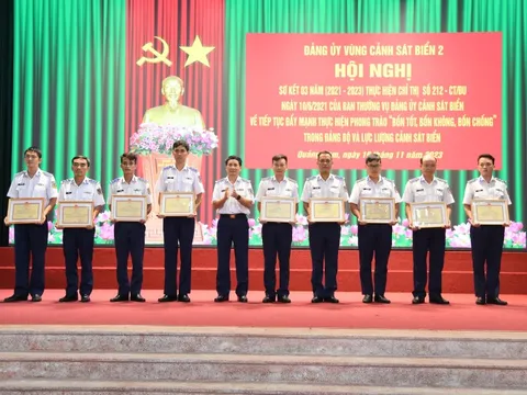 Vùng Cảnh sát biển 2 tiếp tục đẩy mạnh thực hiện Phong trào “Bốn tốt, bốn không, bốn chống”