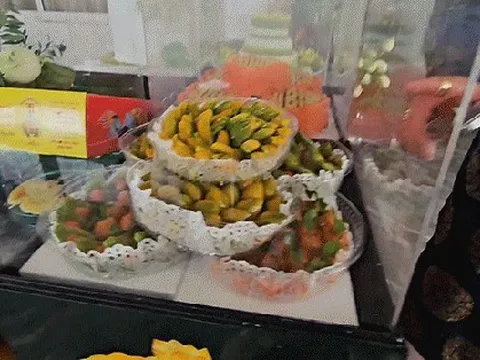 Loại bánh đặc biệt trong dàn tráp sính lễ đám cưới Puka và Gin Tuấn Kiệt: Một món đặc sắc của Việt Nam nhưng không phải ai cũng biết