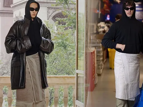 Balenciaga bị “cà khịa" vì bán váy khăn tắm giá hơn 22 triệu nhưng đây không phải lần đầu hãng "ngang ngược" đến vậy