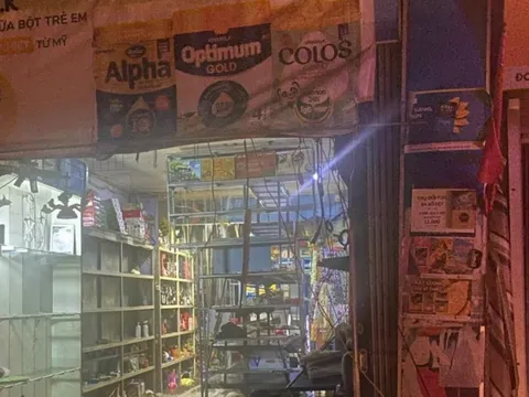 Cháy quán tạp hóa, hai vợ chồng lớn tuổi tử vong