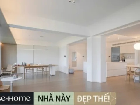 Mua căn hộ 4 phòng ngủ rộng đến 189m2, cặp vợ chồng quyết định đập thông toàn bộ không gian và chỉ để lại 1 phòng ngủ nhỏ