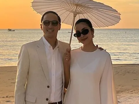 Khung hình tỏa ra "mùi giàu sang" của vợ chồng Tăng Thanh Hà - Louis Nguyễn
