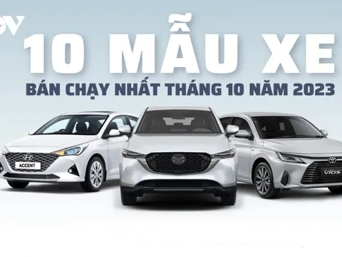 Top 10 mẫu xe bán chạy nhất tháng 10: Xe Hàn chiếm thế thượng phong