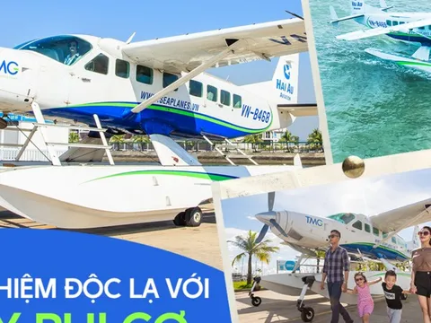 Ngắm Vịnh Hạ Long bằng thủy phi cơ: 25 phút mê mẩn trước cảnh đảo lớn đảo nhỏ lấp ló, trùng điệp dãy núi đá vôi, mặt biển xanh rì sóng vỗ