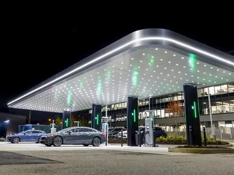 Đây có thể là trạm sạc Mercedes-Benz ở Việt Nam trong tương lai: 20 phút đầy 10-80% pin, có phòng chờ cao cấp như ở sân bay