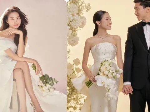 Ảnh cưới của Doãn Hải My - Đoàn Văn Hậu: Cô dâu diện tới 6 bộ váy cưới, nhan sắc lay động lòng người