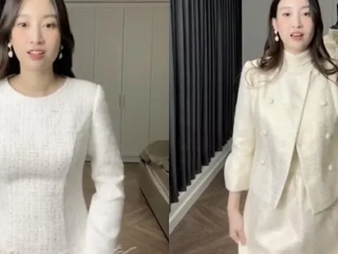 Đỗ Mỹ Linh lộ vóc dáng mũm mĩm trên livestream, nhưng nhan sắc thật của "gái một con" mới gây chú ý