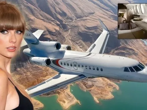 Ngắm nhìn chuyên cơ riêng của nữ tỷ phú mới - Taylor Swift