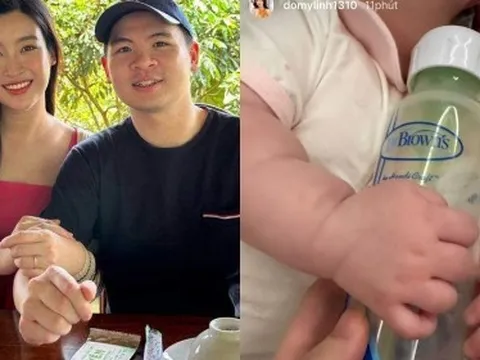 Đỗ Mỹ Linh hiếm hoi cho ái nữ hào môn "lên sóng", để lộ 1 chi tiết liên quan đến cuộc sống mẹ bỉm sữa