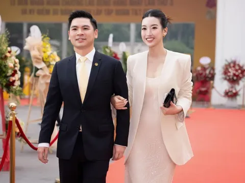 Đỗ Mỹ Linh xuất hiện thần thái, hộ tống chồng doanh nhân nhận vai trò "quyền lực" mới tại T&T: Tiết lộ công sức "ngày đêm" của chồng