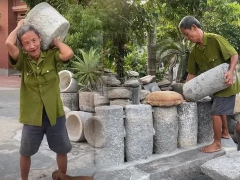 "Dị nhân" Thái Bình đi khắp nơi xin cối đá xây nhà, gần 45 năm khiến mọi người không ngừng kinh ngạc