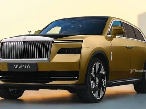 Rolls-Royce Cullinan 2024 để lộ đèn và lưới tản nhiệt phát sáng kiểu mới trên đường thử, dễ ra mắt năm sau
