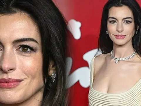 Bức ảnh cận cảnh không chỉnh sửa của Anne Hathaway ở tuổi 41 gây sốt, liệu còn là "nữ thần sắc đẹp Hollywood"?
