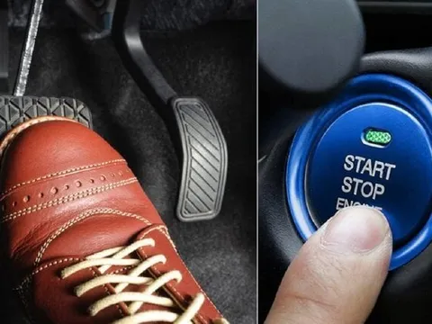 Lý do ô tô phải đạp phanh mới khởi động được