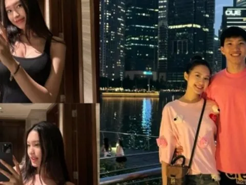 Doãn Hải My liên tục dùng chiêu che bụng từ Singapore cho đến khi về Hà Nội, dân tình hóng ngày công khai tin vui lắm rồi!